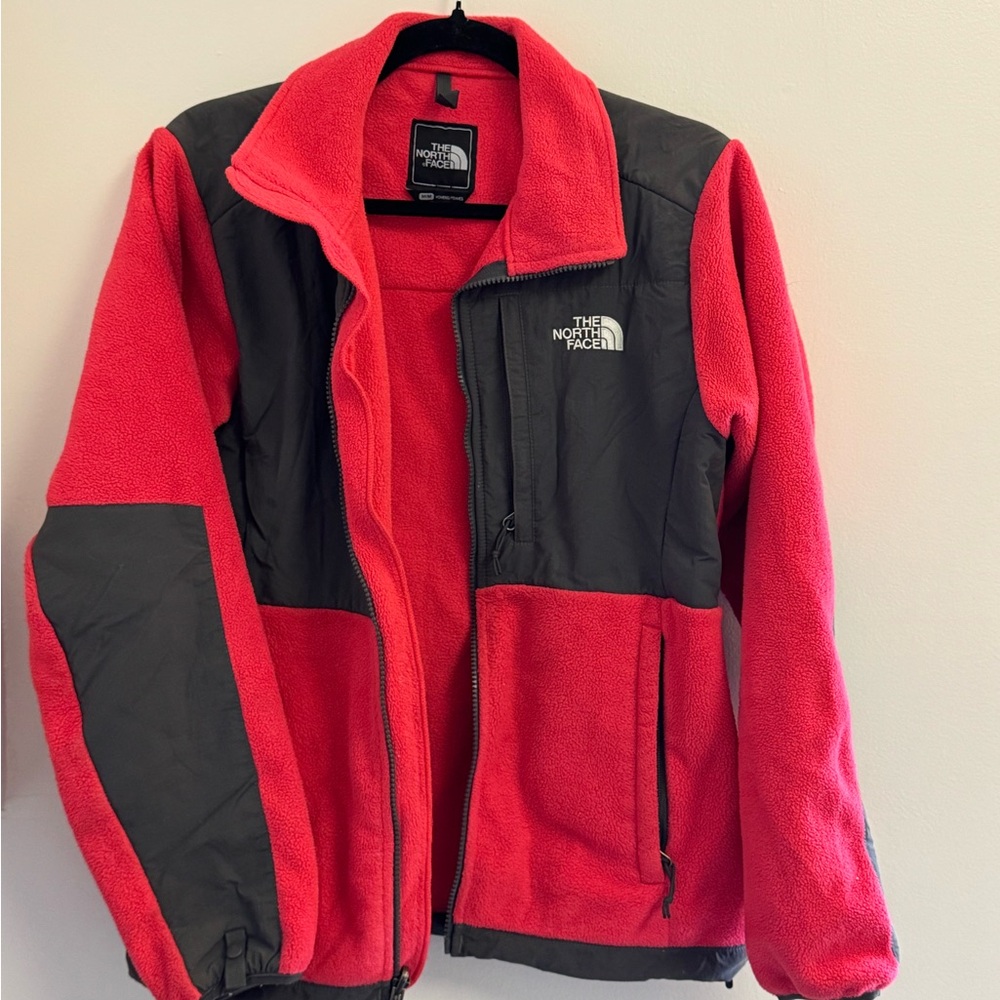 The North Face Pink and Grey Denali Fleece